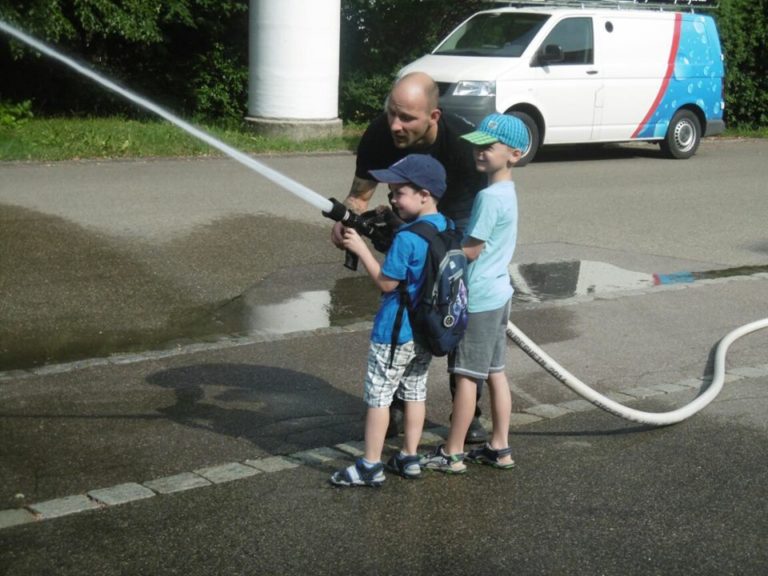 Besuch vom Kindergarten | Feuerwehr Leipheim